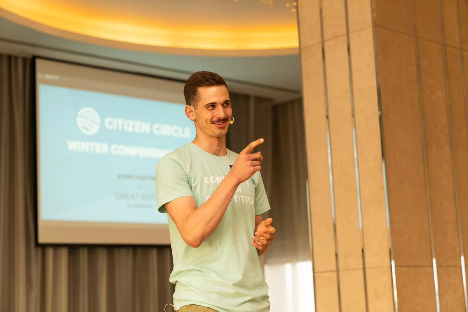 Timo Clasen hält einen Keynote-Vortrag